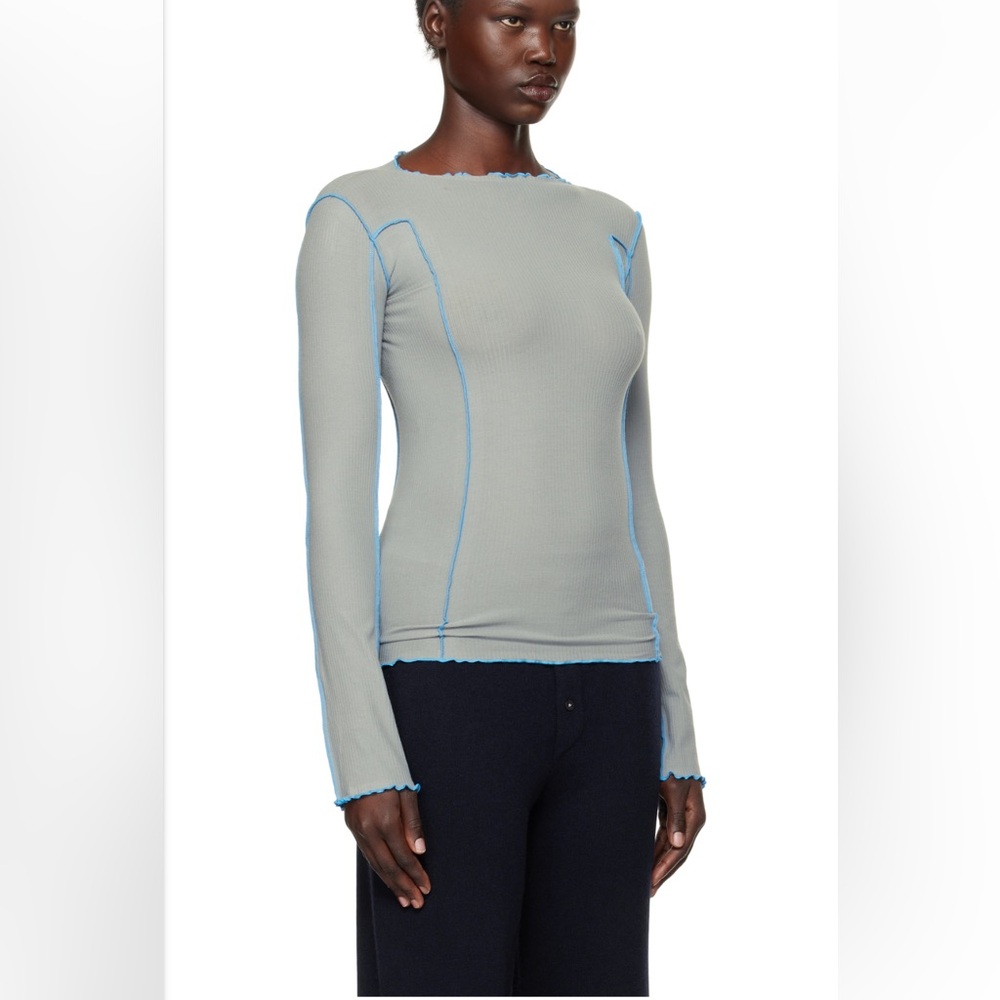 Baserange Omato Light blue long sleeve shirt XS